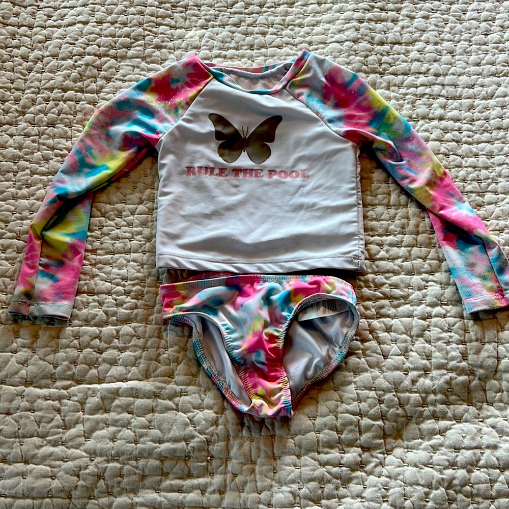 Tie dye swimsuit